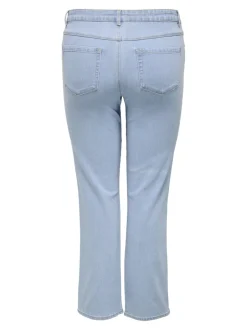 Discount CARSNOW Høj talje Straight fit Jeans Dame Jeans|Jeans