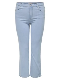 Discount CARSNOW Høj talje Straight fit Jeans Dame Jeans|Jeans