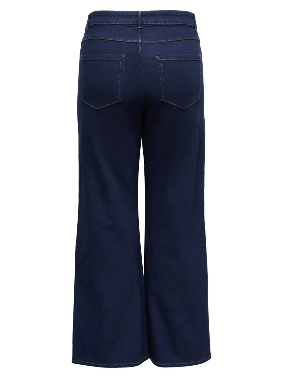 Online CARSNOW Høj talje Wide leg fit Jeans Dame Jeans|Jeans