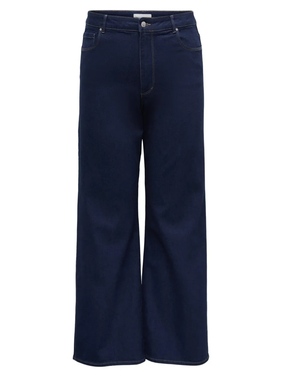 Online CARSNOW Høj talje Wide leg fit Jeans Dame Jeans|Jeans