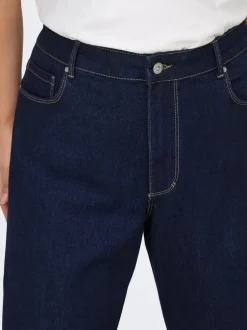 Online CARSNOW Høj talje Wide leg fit Jeans Dame Jeans|Jeans