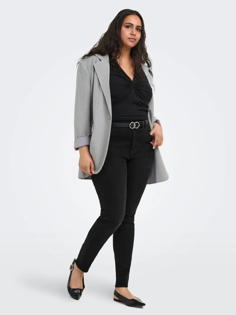 Online CARSNOW Superhøj talje Skinny fit Jeans Dame Jeans|Jeans