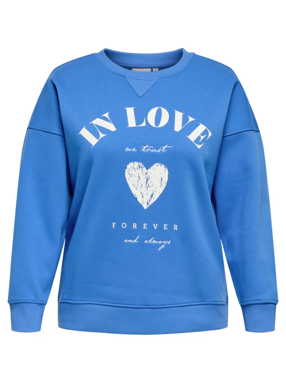 Clearance CARSOFIA Sweatshirt Dame Sweatshirts