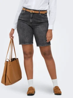 Sale CARSONNY Høj talje Regular fit Denim-shorts Dame Shorts