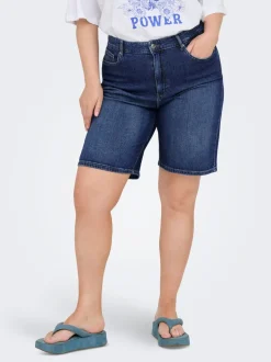 Hot CARSONNY Høj talje Regular fit Denim-shorts Dame Shorts