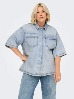 Discount CARSOPHIE Denim-skjorte Dame Double Denim|Skjorter