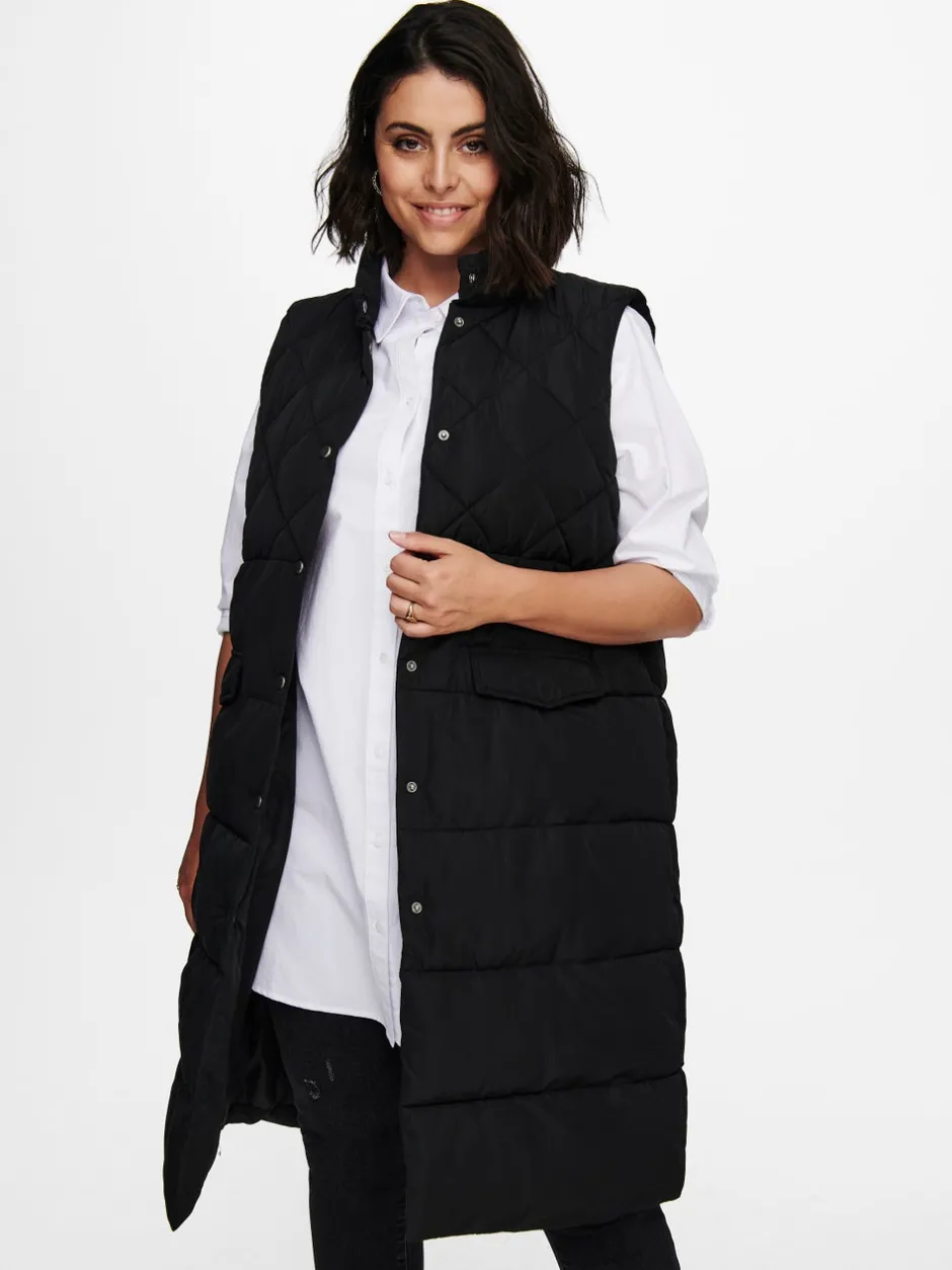 CARSTACY Quiltet vest Dame Jakker Og Frakker