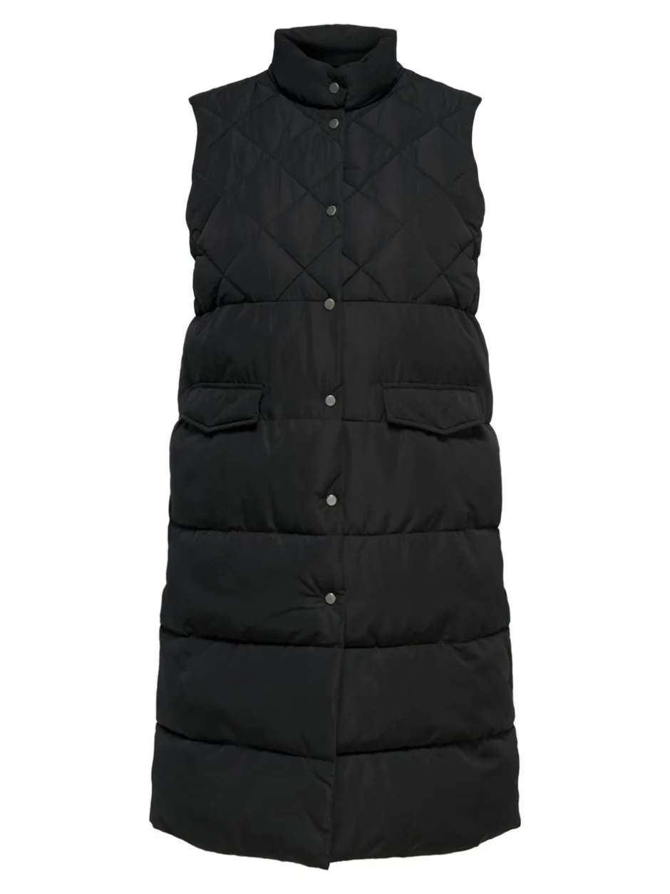CARSTACY Quiltet vest Dame Jakker Og Frakker