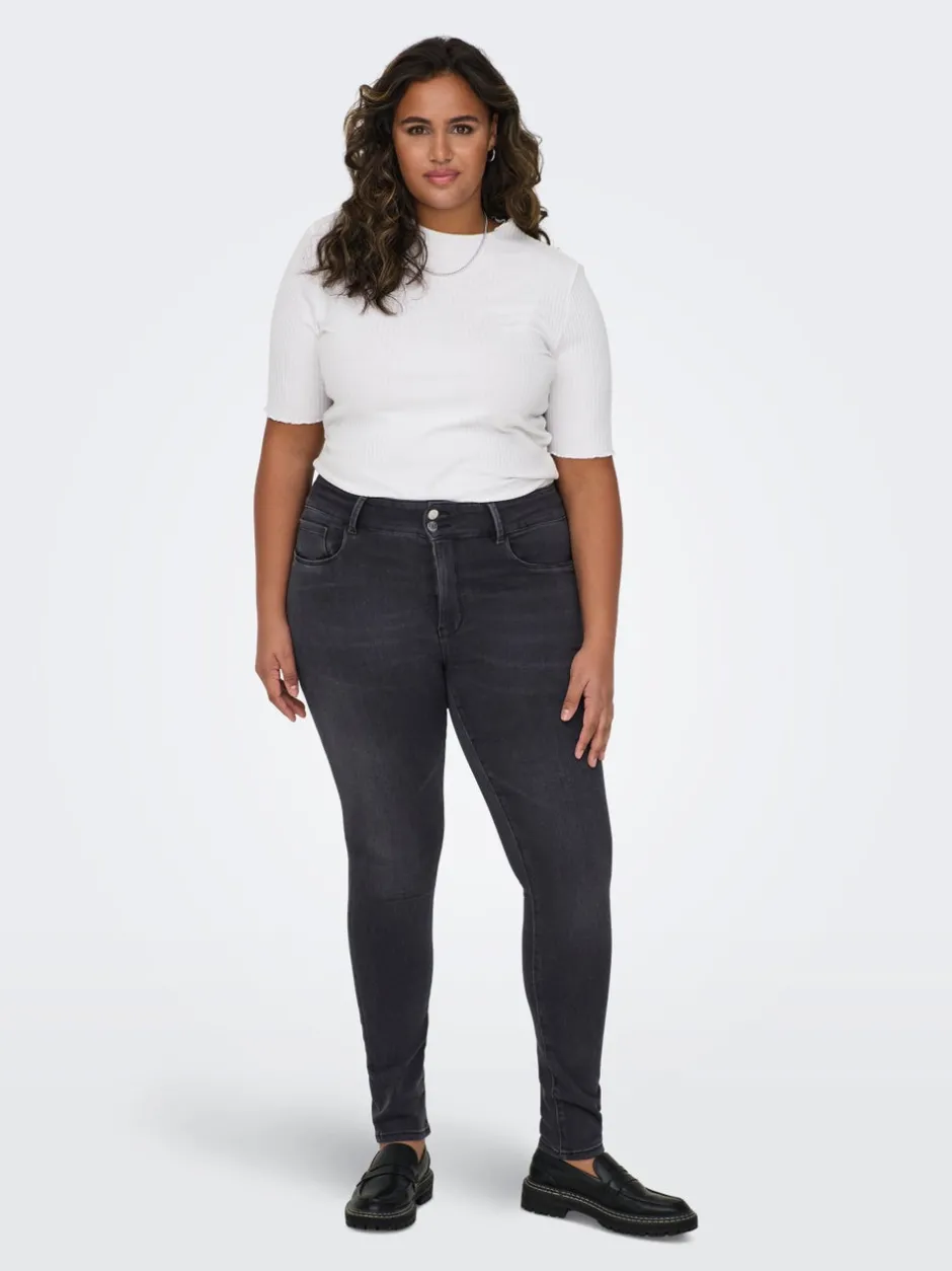 Outlet CARSTORM Høj talje Skinny fit Jeans Dame Jeans|Jeans