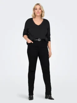 Clearance CARSUI Mellemhøj talje Slim fit Jeans Dame Jeans|Jeans