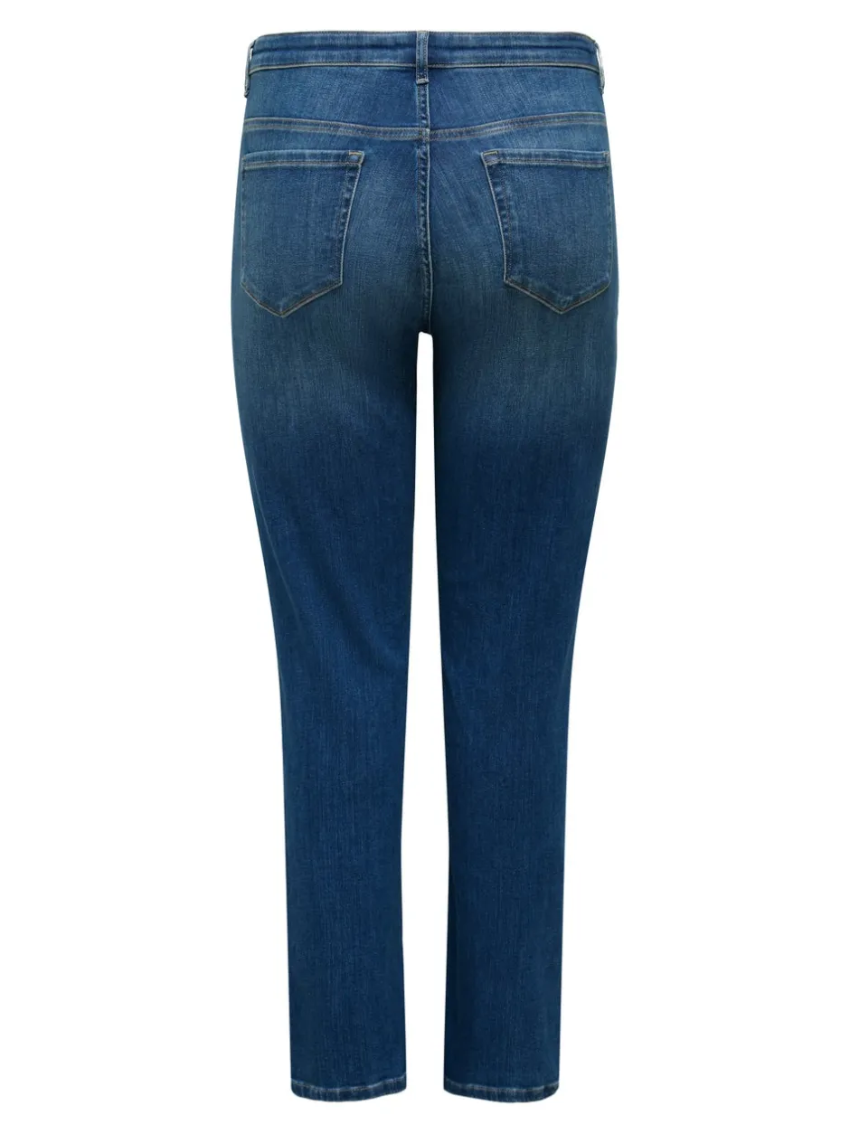 Best CARSUI Mellemhøj talje Slim fit Ankellængde Jeans Dame Jeans|Jeans