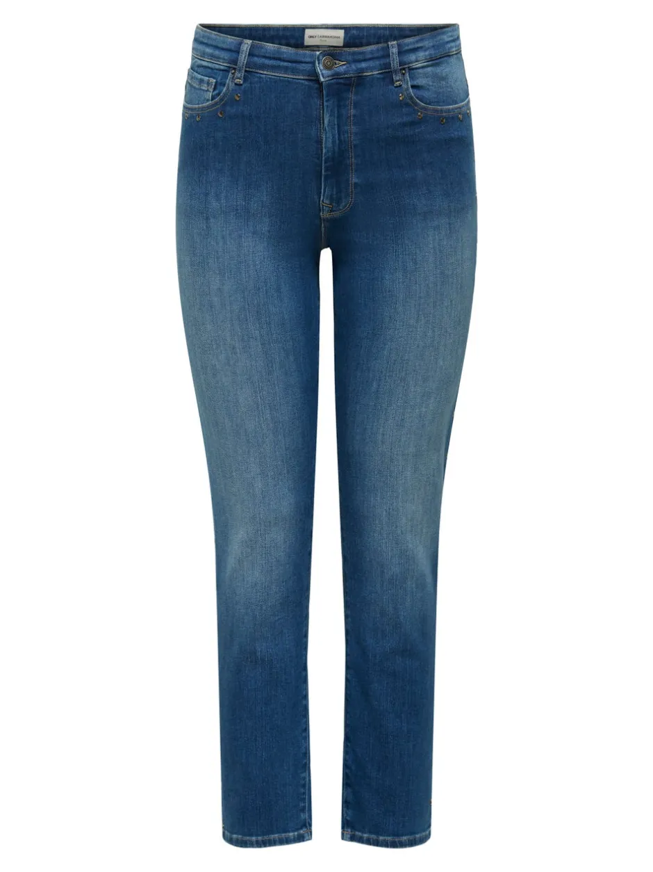 Best CARSUI Mellemhøj talje Slim fit Ankellængde Jeans Dame Jeans|Jeans