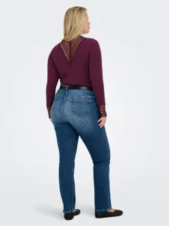 Best CARSUI Mellemhøj talje Slim fit Ankellængde Jeans Dame Jeans|Jeans