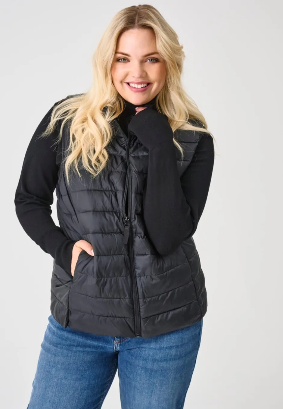 Clearance CARTAHIA Quiltet vest Dame Jakker Og Frakker