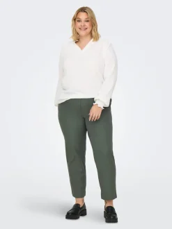 Discount -CARTHEA Straight fit Klassiske bukser Dame Bukser