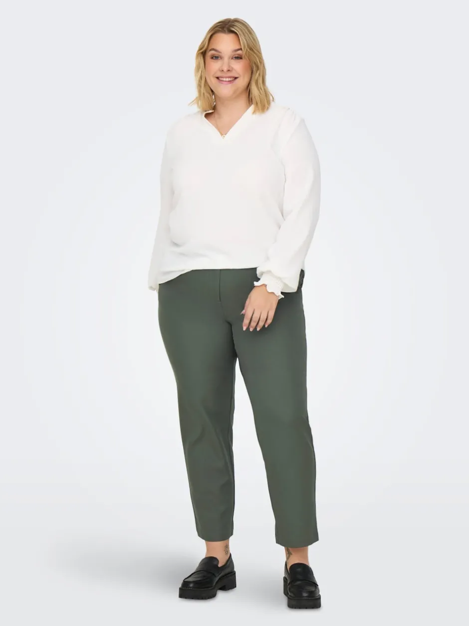 Discount -CARTHEA Straight fit Klassiske bukser Dame Bukser