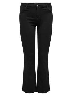 CARTHUNDER Mellemhøj talje Flared fit Jeans Dame Jeans|Jeans