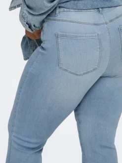 Hot CARTHUNDER Mellemhøj talje Skinny fit Jeans Dame Jeans|Jeans