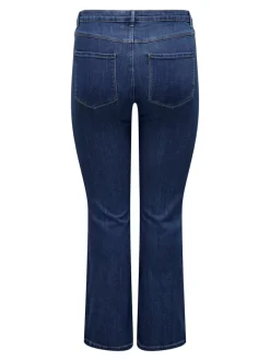 CARTHUNDER Mellemhøj talje Flared fit Jeans Dame Jeans|Jeans