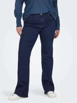 CARTHUNDER Mellemhøj talje Flared fit Jeans Dame Jeans|Jeans