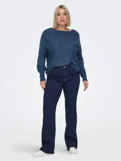 CARTHUNDER Mellemhøj talje Flared fit Jeans Dame Jeans|Jeans