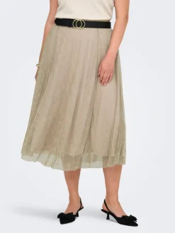 Sale CARTINGA Plisseret nederdel Midinederdel Dame Nederdele