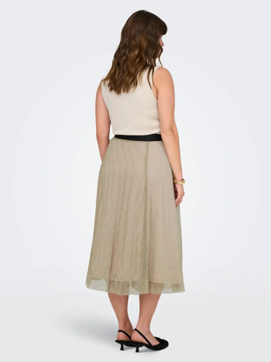 Sale CARTINGA Plisseret nederdel Midinederdel Dame Nederdele