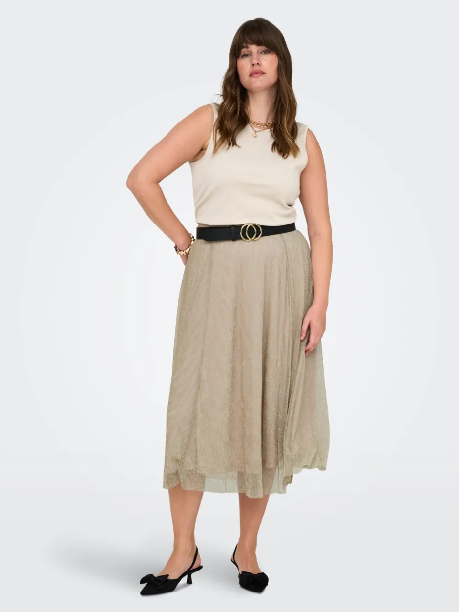 Sale CARTINGA Plisseret nederdel Midinederdel Dame Nederdele
