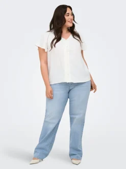 Outlet CARTOKYO Høj talje Straight fit Jeans Dame Jeans|Jeans
