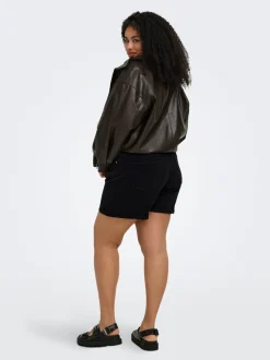 Best CARVEGA Høj talje Regular fit Denim-shorts Dame Shorts