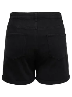Best CARVEGA Høj talje Regular fit Denim-shorts Dame Shorts