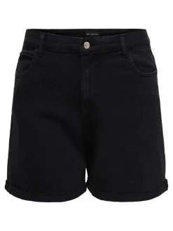 Best CARVEGA Høj talje Regular fit Denim-shorts Dame Shorts