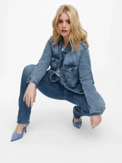 Online CARWESPA Denimjakke Dame Jakker Og Frakker|Double Denim