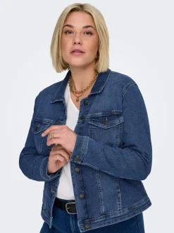 CARWESPA Denimjakke Dame Jakker Og Frakker|Double Denim