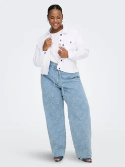 CARWESPA Denimjakke Dame Jakker Og Frakker|Double Denim