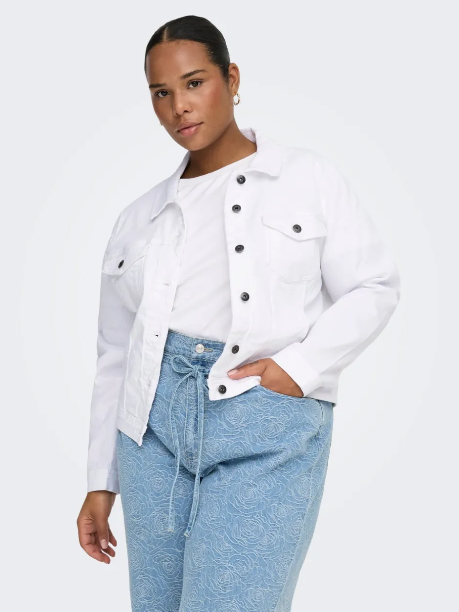 CARWESPA Denimjakke Dame Jakker Og Frakker|Double Denim