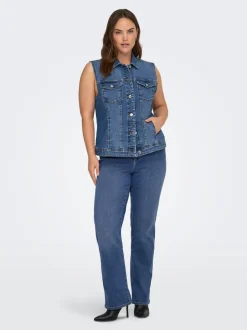 Sale CARWESPA Trench waistcoat Dame Jakker Og Frakker|Double Denim