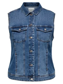 Sale CARWESPA Trench waistcoat Dame Jakker Og Frakker|Double Denim