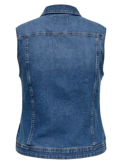 Sale CARWESPA Trench waistcoat Dame Jakker Og Frakker|Double Denim