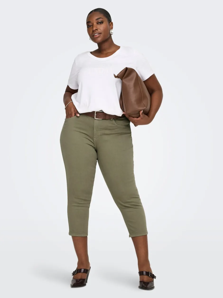 Discount CARWILLY Cropped fit Cropped Jeans Dame Jeans|Jeans