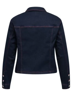 Clearance CARWILLY Denimjakke Dame Jakker Og Frakker|Double Denim