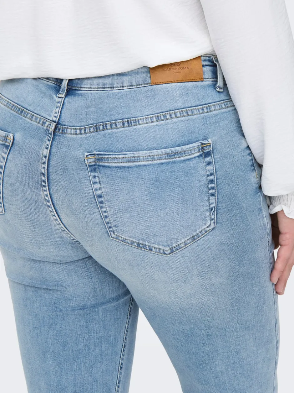 Online CARWILLY Høj talje Flared fit Jeans Dame Jeans|Jeans