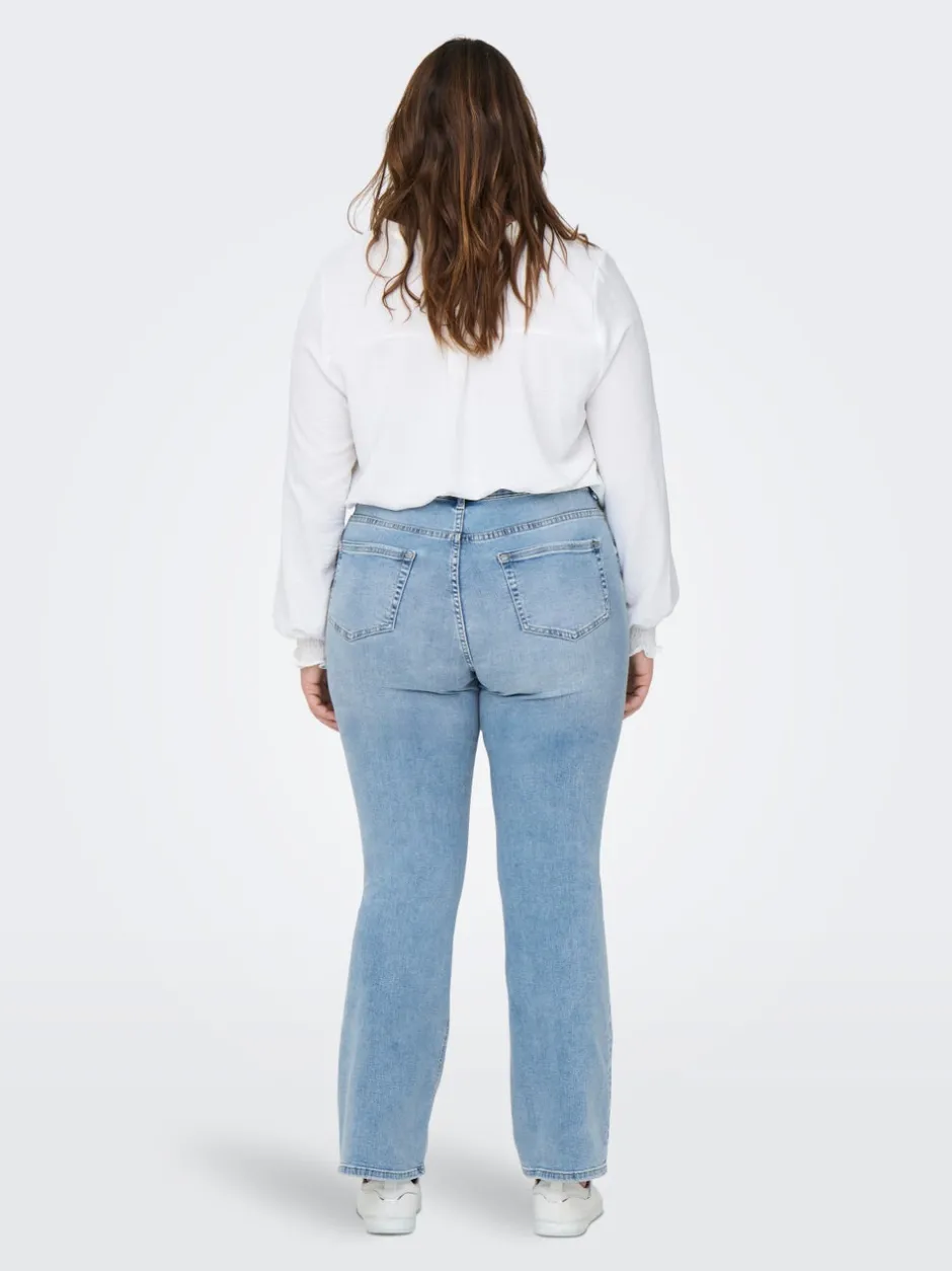 Online CARWILLY Høj talje Flared fit Jeans Dame Jeans|Jeans