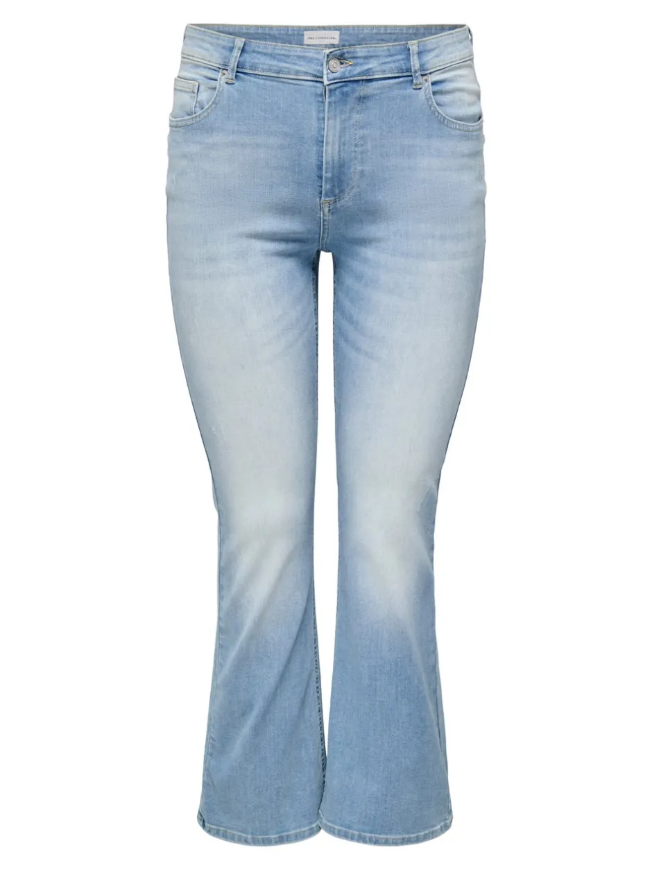 Online CARWILLY Høj talje Flared fit Jeans Dame Jeans|Jeans