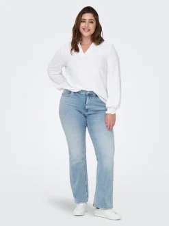 Online CARWILLY Høj talje Flared fit Jeans Dame Jeans|Jeans