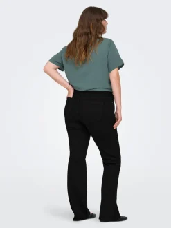 Sale CARWILLY Høj talje Flared fit Jeans Dame Jeans|Jeans