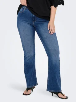 Best CARWILLY Høj talje Flared fit Jeans Dame Jeans|Jeans