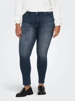 Discount CARWILLY Høj talje Skinny fit Ankellængde Jeans Dame Jeans|Jeans