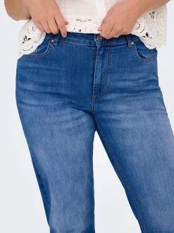 New CARWILLY Høj talje Straight fit Jeans Dame Jeans|Jeans