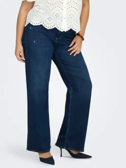 Online CARWILLY Høj talje Wide leg fit Jeans Dame Jeans|Jeans